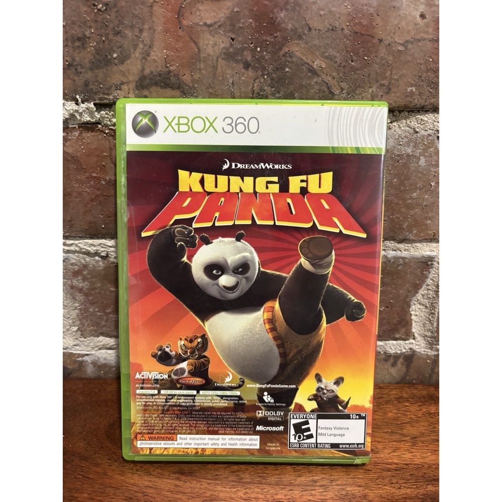 XBOX 360 Lego Indiana Jones: The Original Adventures, Kung Fu Panda 2-in-1 Game
